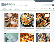 Tablet Screenshot of dishfolio.com